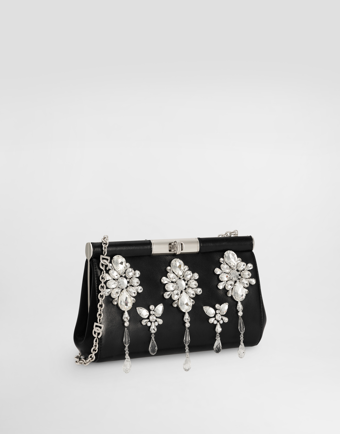 Сумка marlene, вышитая кристаллами Dolce & Gabbana, черный — фото 3