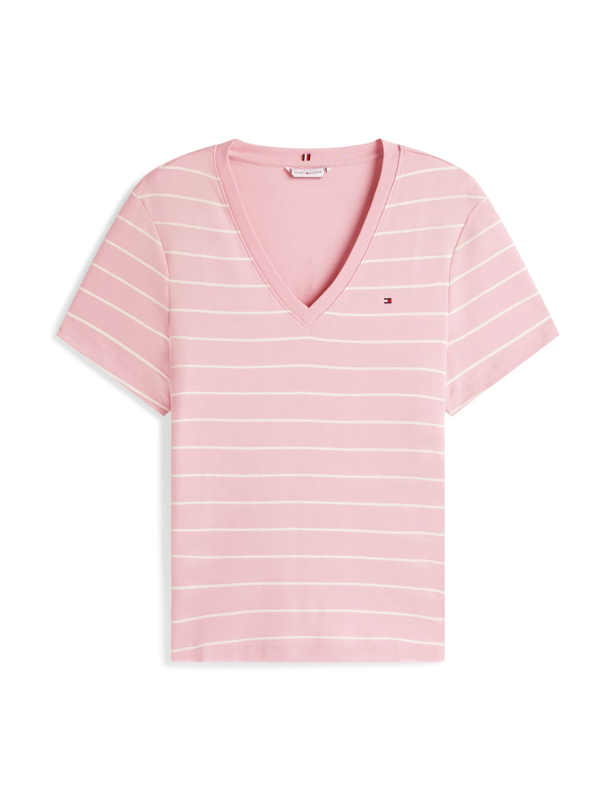 Tommy Hilfiger Curve Футболка 'CODY' в цвете Rose