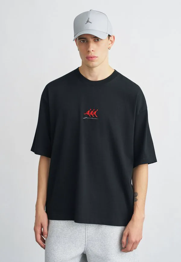 Футболка с принтом crew Jordan, Black