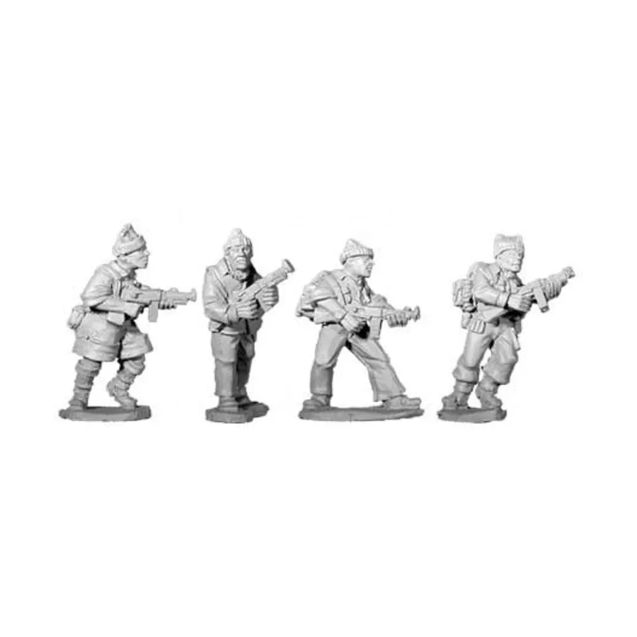 

Британские коммандос с пистолетами-пулеметами, WWII Miniatures - British Forces (28mm) (Artizan Designs)