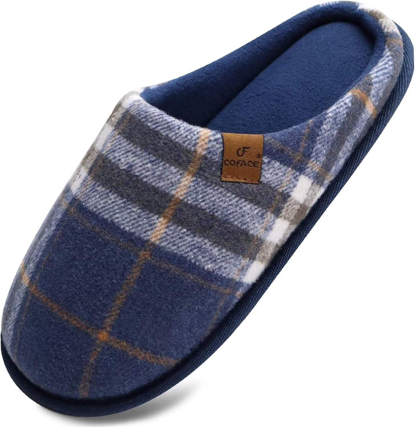 

Мужские домашние тапочки COFACE с эффектом памяти, удобные шлепанцы для дома и улицы с поддержкой свода, размер 7-15, синий