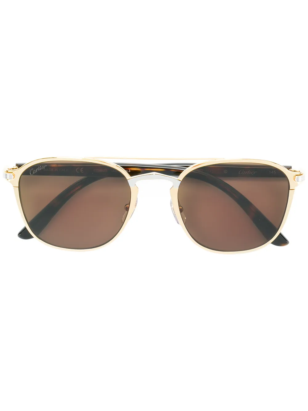 

Солнцезащитные очки C Décor Cartier Eyewear, металлик