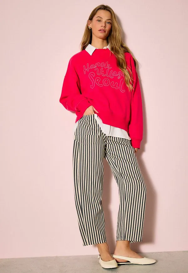 

Толстовка с длинными рукавами и круглым вырезом Next, Pink Graphic, Розовый, Толстовка с длинными рукавами и круглым вырезом Next, Pink Graphic