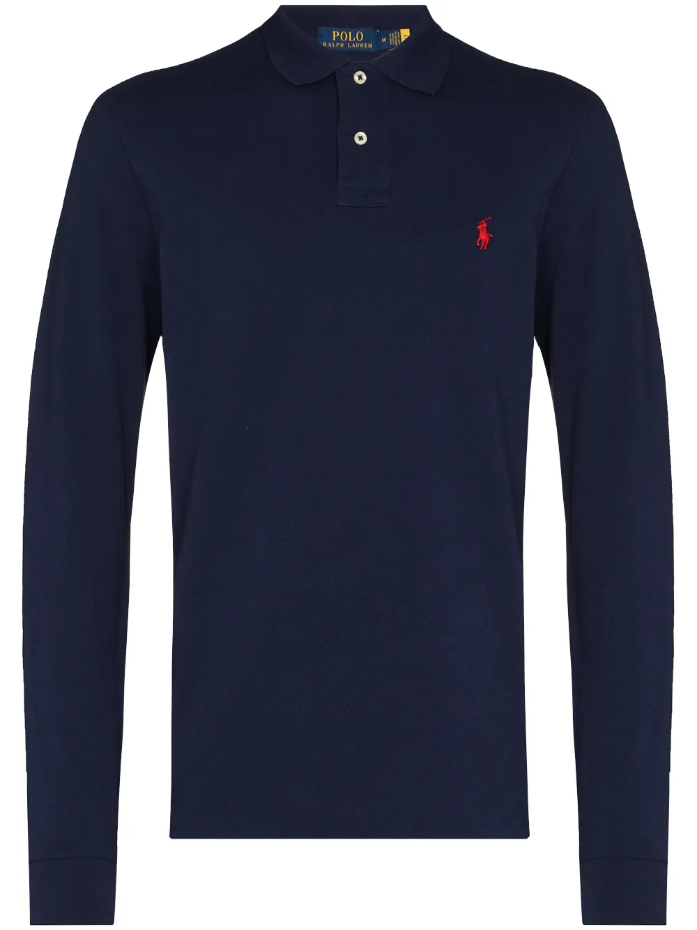 

Рубашка поло с длинными рукавами и логотипом Polo Pony POLO RALPH LAUREN, синий