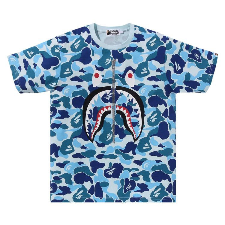 

Футболка BAPE ABC Camo Shark Tee, Blue