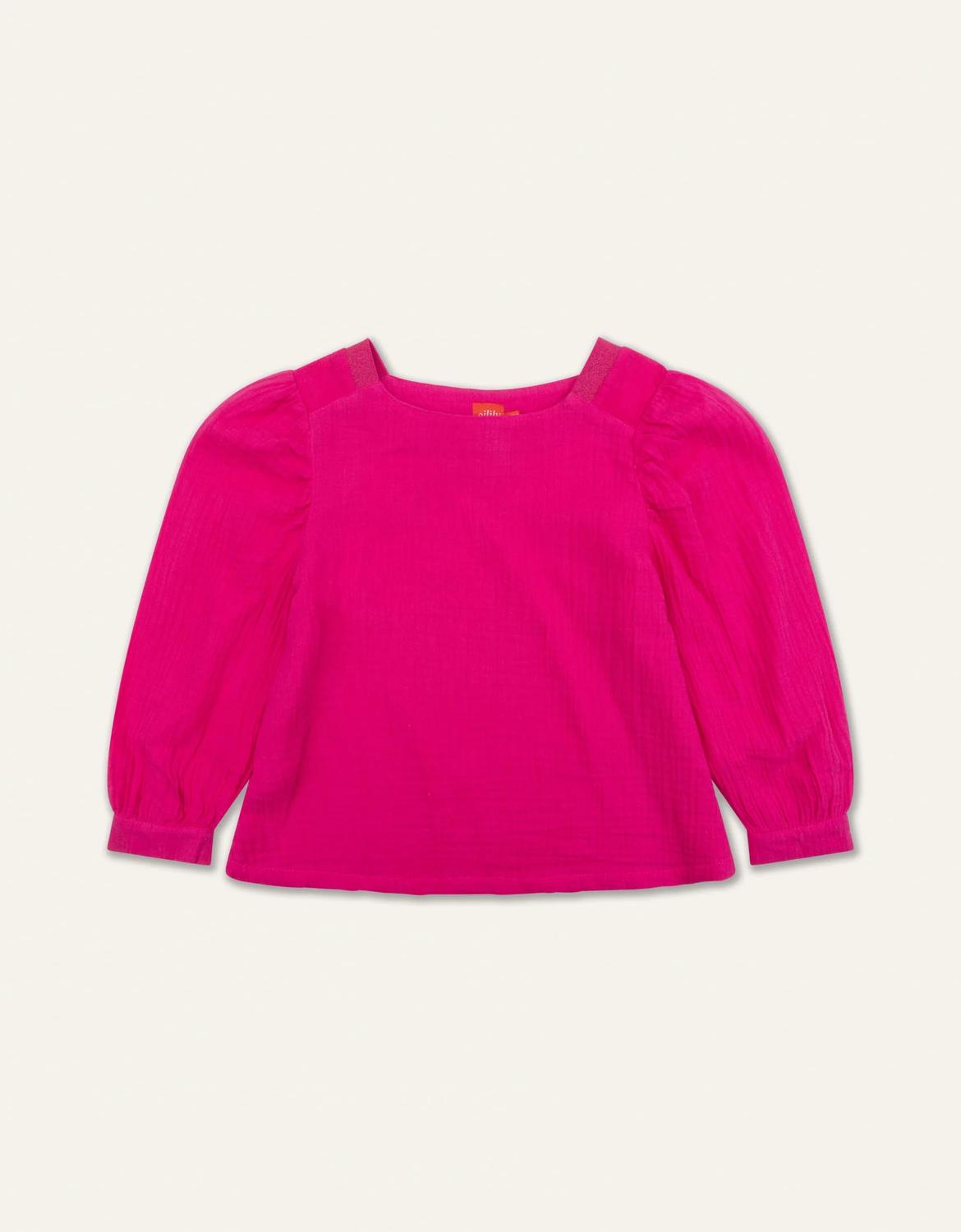 

Детская балетная блузка в ягодно-розовом цвете Oilily