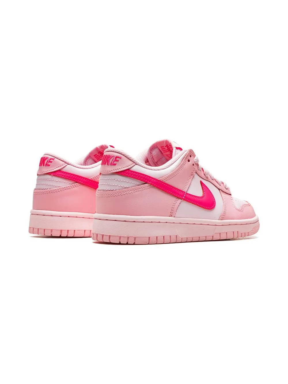 Кроссовки Dunk Low Triple Pink Nike Kids, розовый — фото 3
