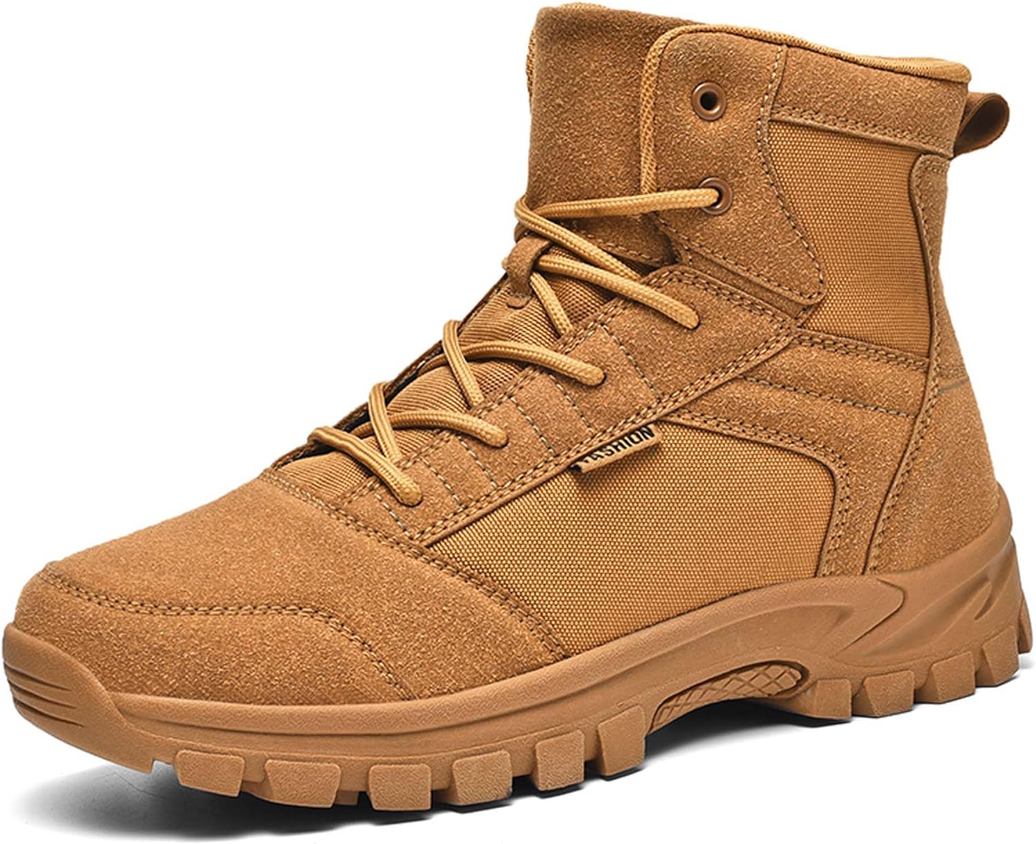 

Мужские военные ботинки для пустыни, противоскользящие, удобные тактические и тренировочные ботинки, обувь для походов, скалолазания, рюккинга, шнуровка, мотоботы Generic, коричневый