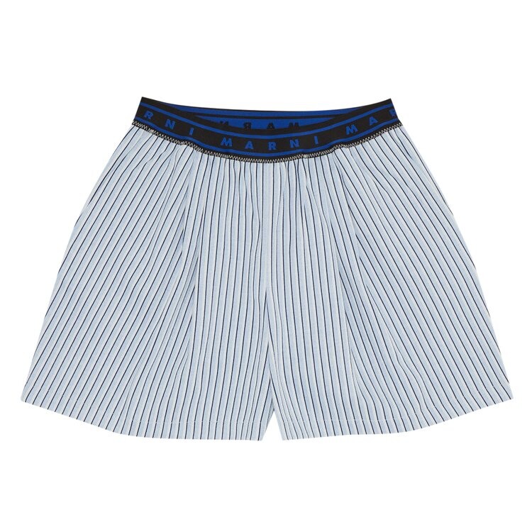 

Брюки Marni Stripe Jersey Jacquard 'Vivid Blue', синий