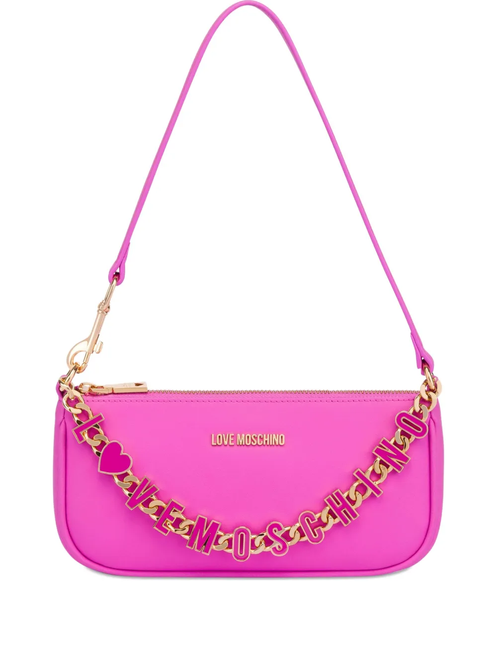 

Сумка на плечо с цепочкой Love Moschino, розовый