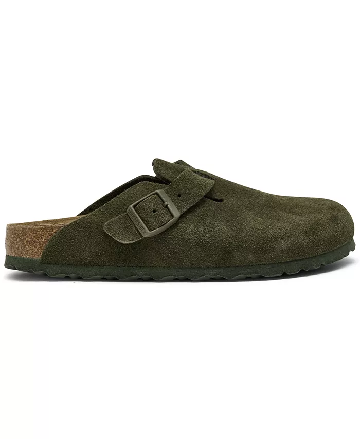 Женские повседневные босоножки из замши и кожи от Finish Line Birkenstock, зеленый — фото 2