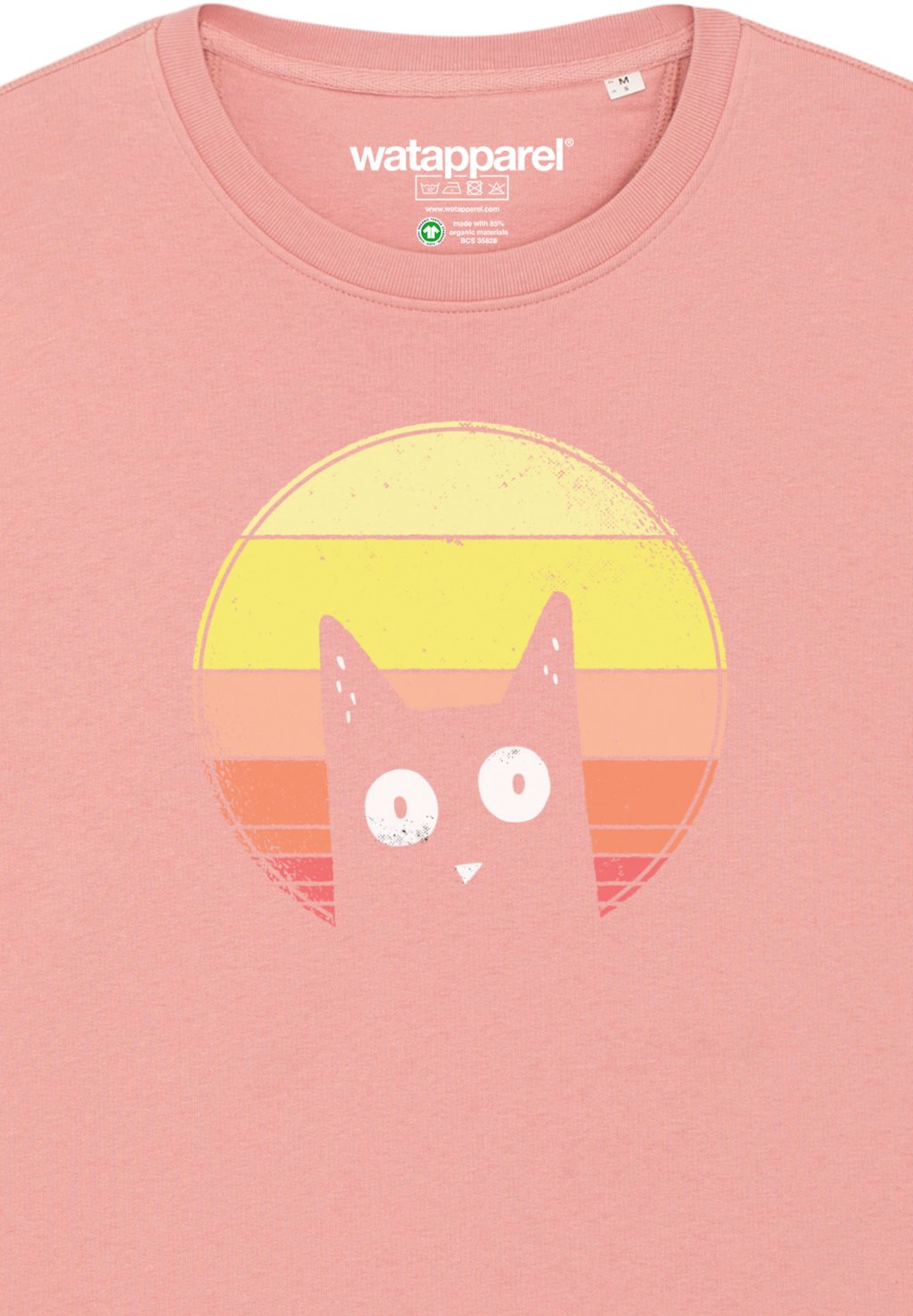 

Толстовка SUNSET CAT watapparel, светло-розовый