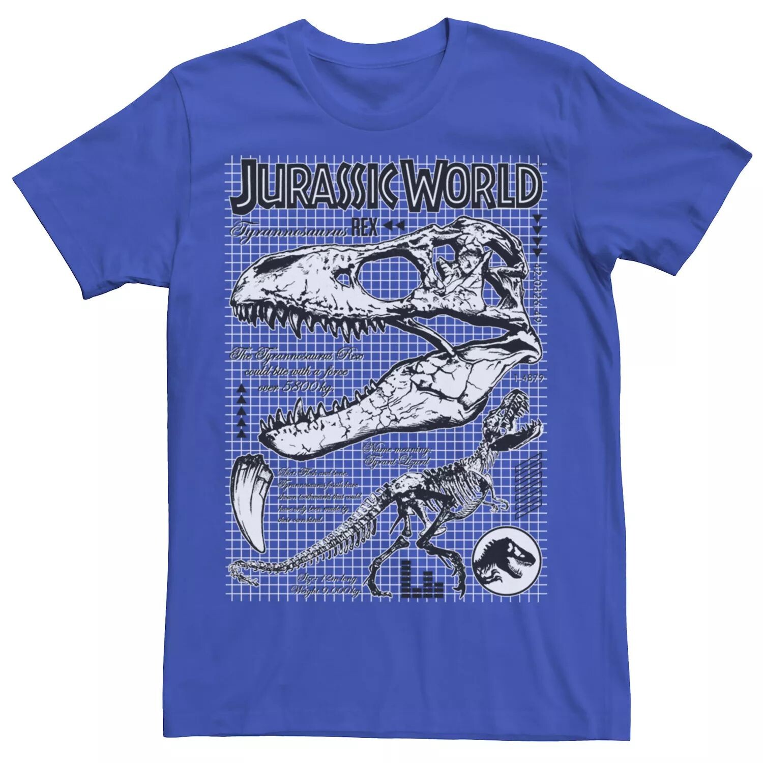 

Мужская футболка с изображением двух костей тираннозавра Jurassic World