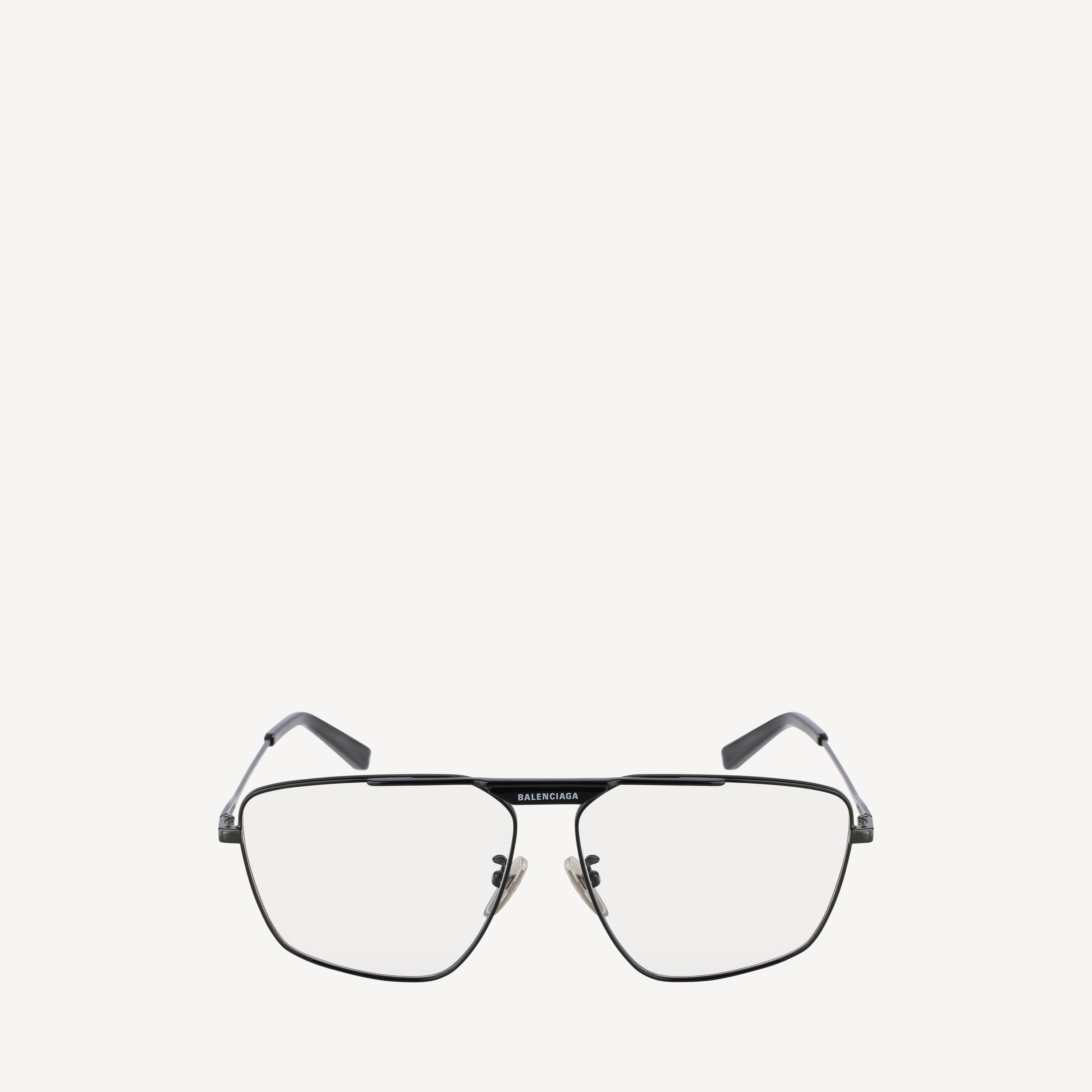 

Солнцезащитные очки Tag 2.0 Navigator в цвете темное серебро BALENCIAGA, серебряный