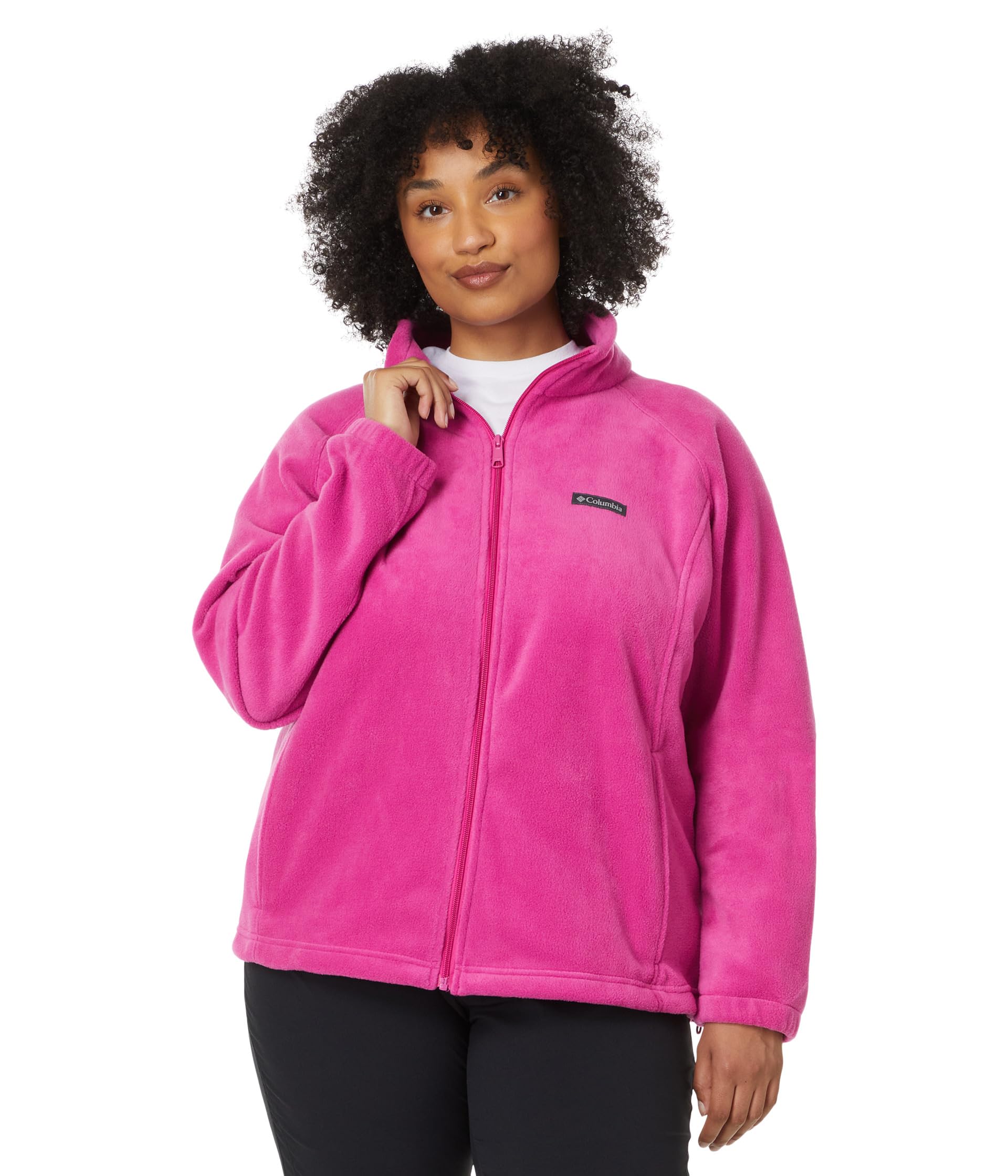 

Толстовка Columbia Plus Size Benton Springs Full Zip, Fuchsia