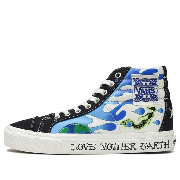 

Кроссовки mother earth style 238 'black yellow green' Vans, черный