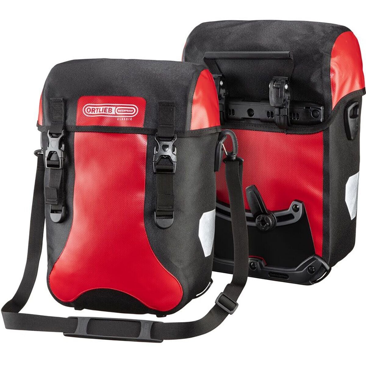 

Классические кофры sport-packer - пара Ortlieb, цвет red/black