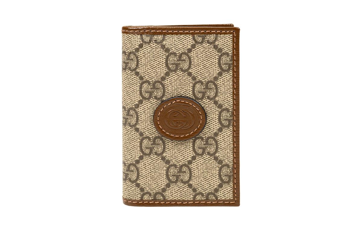 

Бумажник из холста мужской бежевый GUCCI