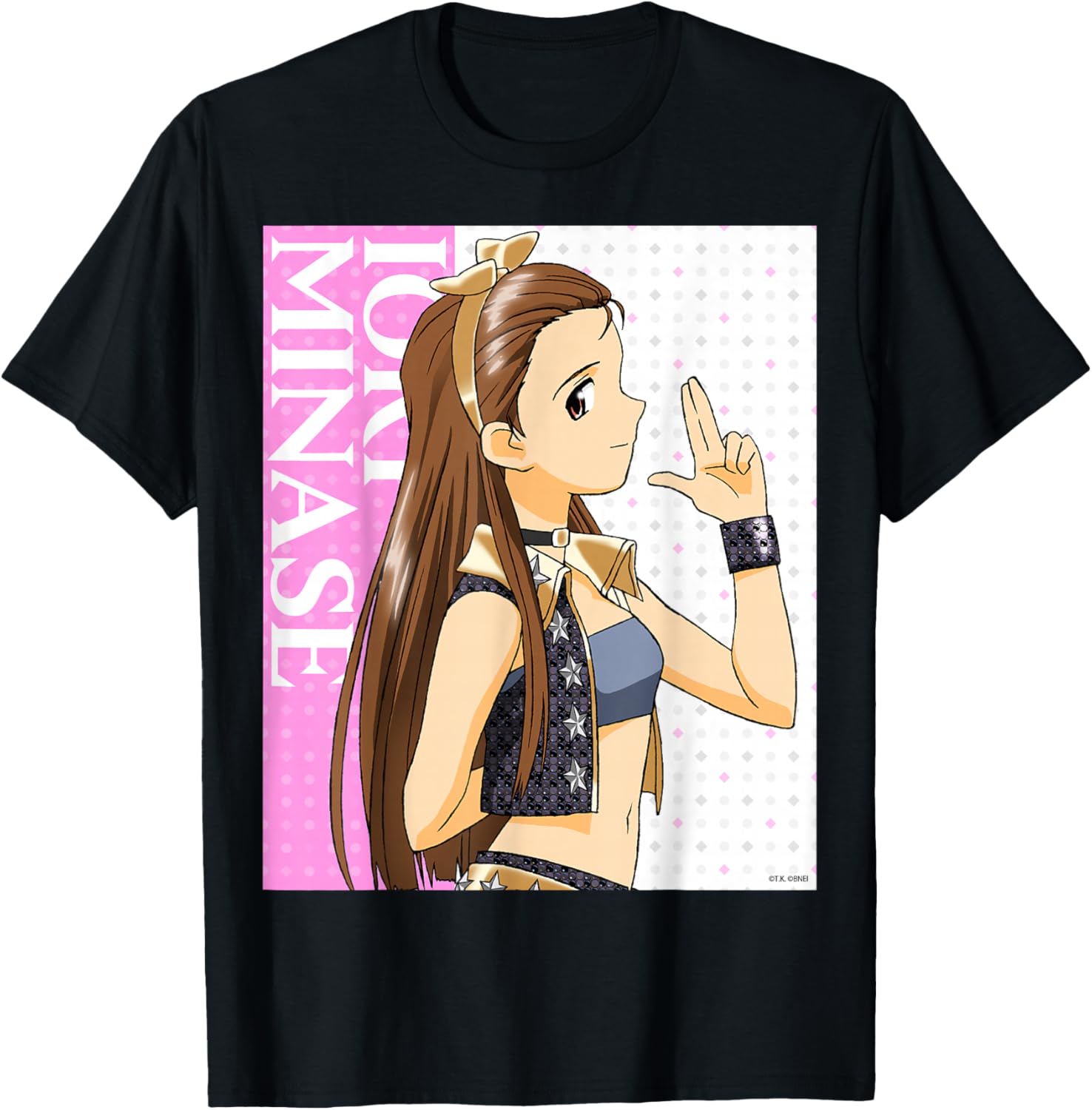 

IDOLM@STER Iori Mizuse Night & Day AMCG Ver. Футболка Bandai Namco Entertainment Inc., черный