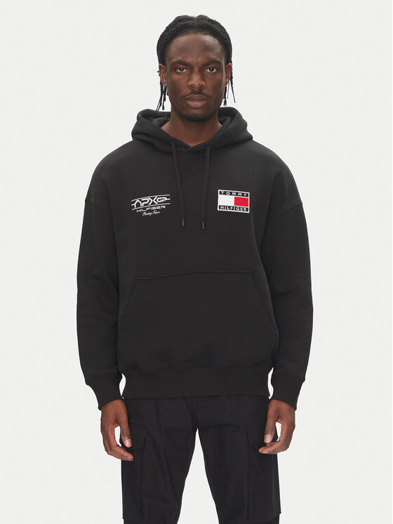 

Толстовка обычного кроя F1 Movie MW0MW41386 Tommy Hilfiger, черный