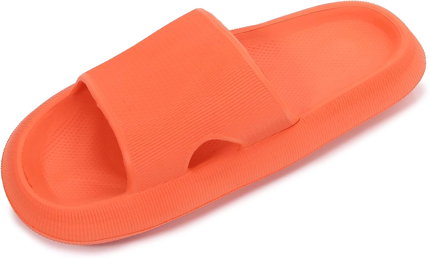 

Удобные тапочки на мягкой платформе толщиной мм для женщин и мужчин, летние пляжные, для дома и улицы, с открытым носком, из резины Mm, оранжевый