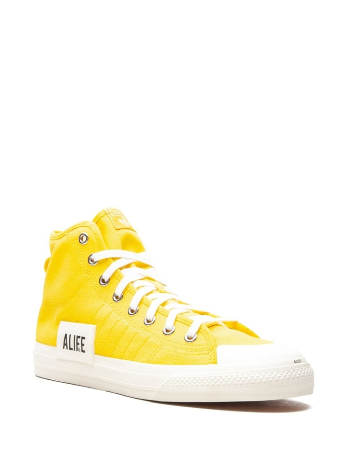 adidas высокие кеды Nizza из коллаборации с Alife, желтый — фото 2