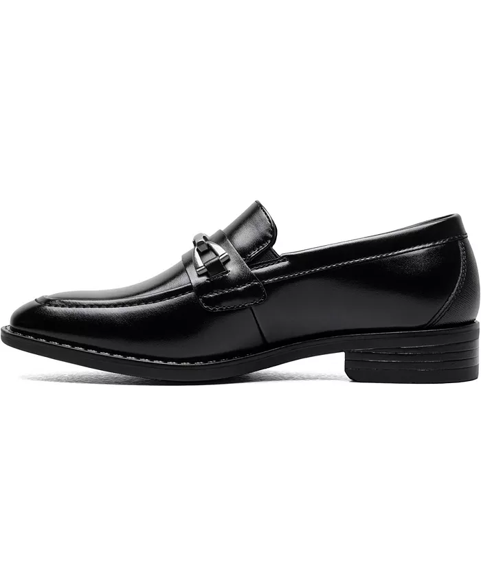 Обувь для мальчиков Big Boys Kaylor Jr. Moc Toe Slip On Stacy Adams, черный — фото 3