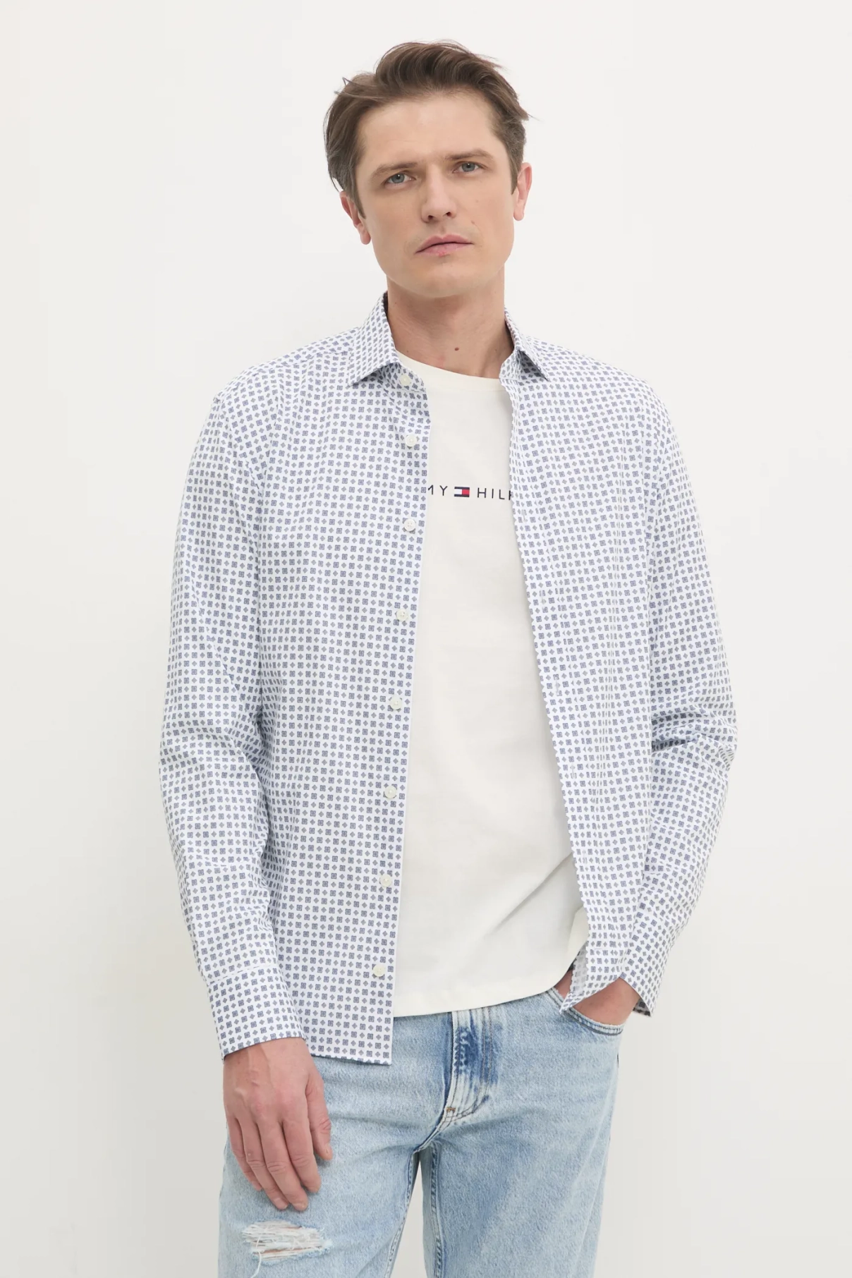 

Рубашка Hackett London, белый