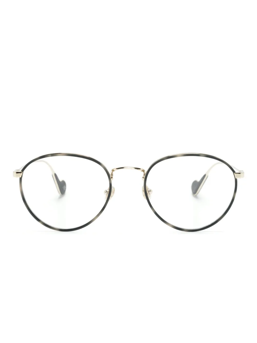 

Очки в круглой оправе Moncler Eyewear, серый