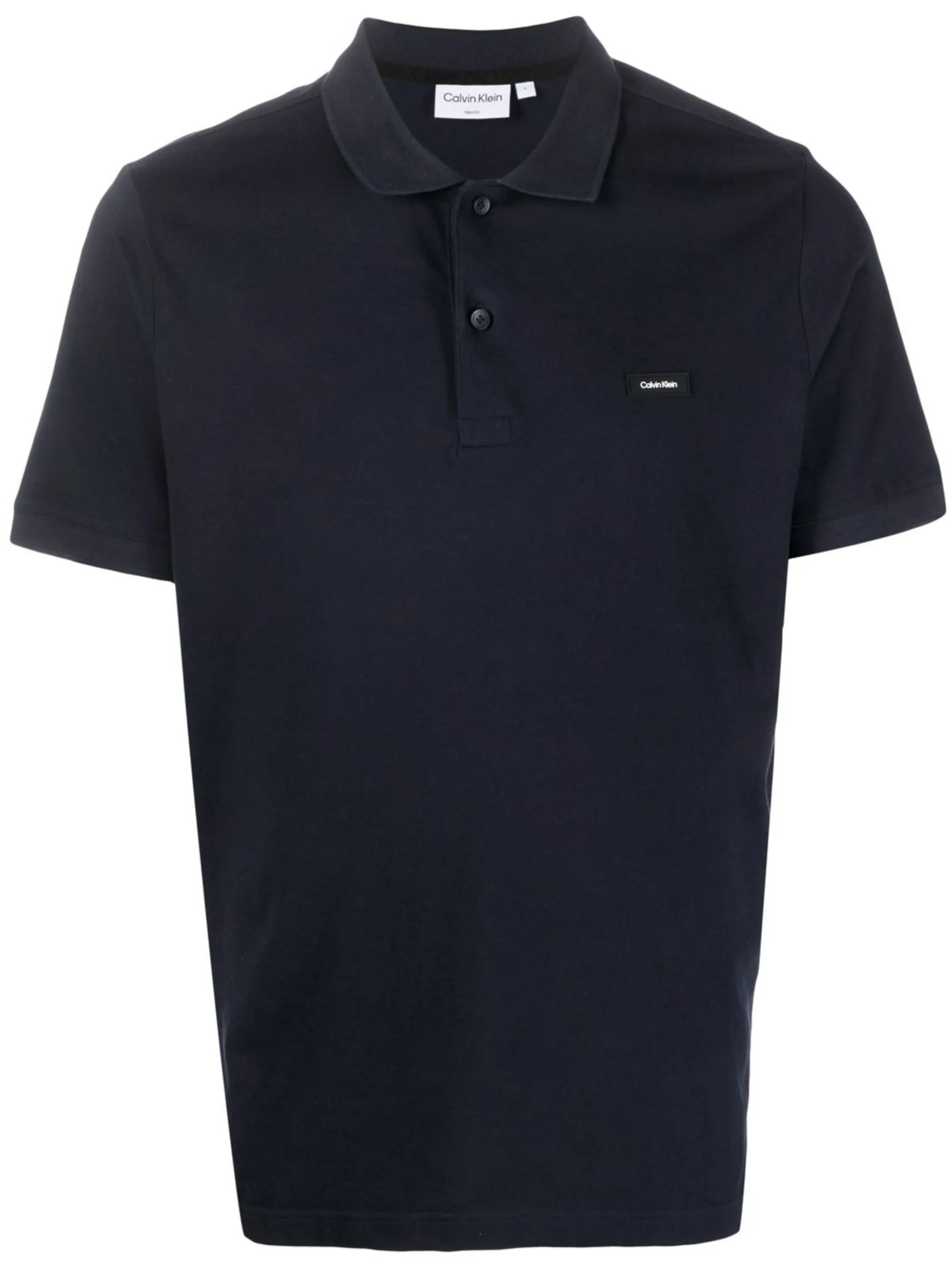 

Рубашка поло с нашивкой-логотипом Calvin Klein, синий