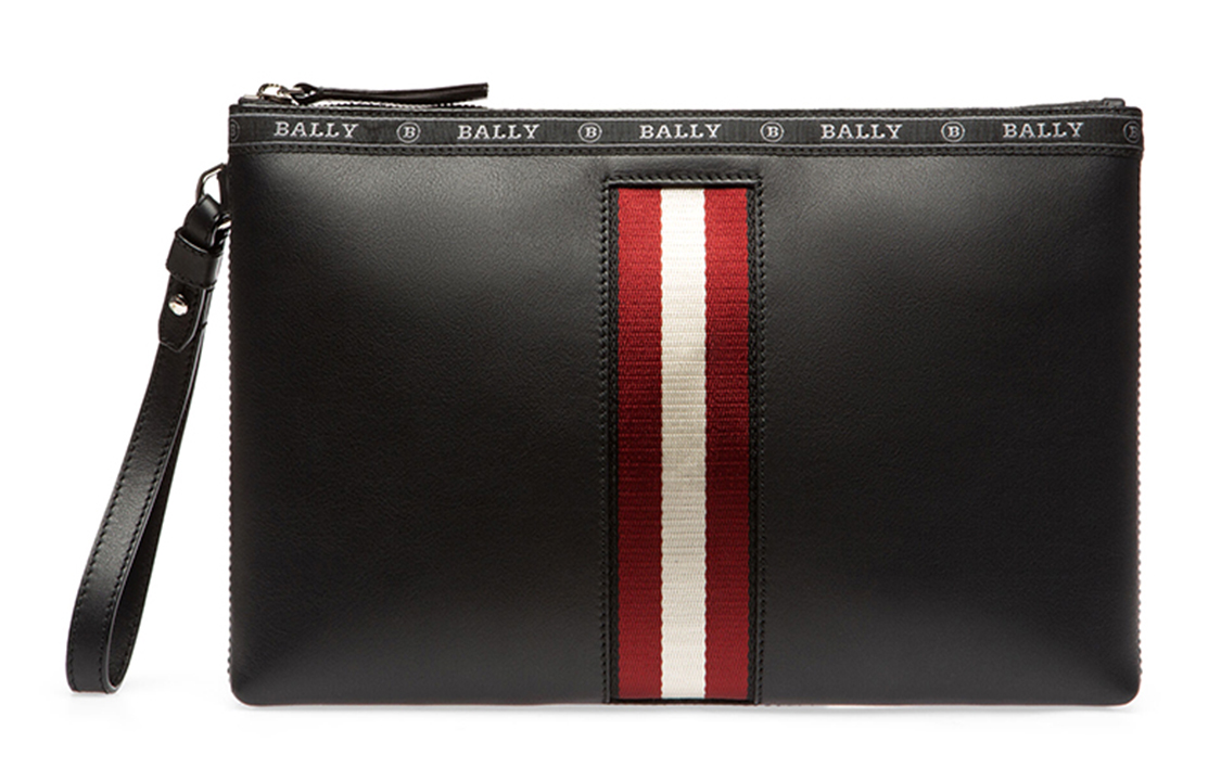 

Кожаный клатч мужской черный BALLY
