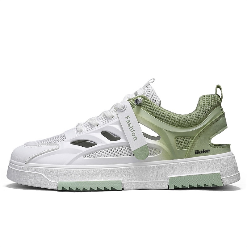 

Износостойкие и легкие низкие мужские кроссовки BAKE, White Green