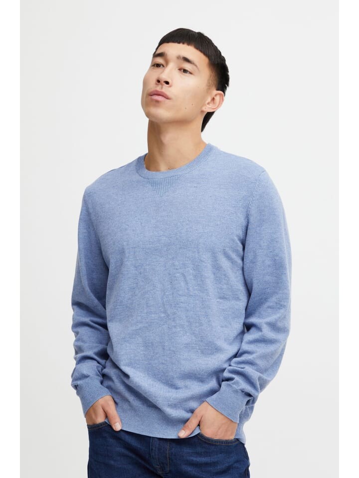 

Толстовка BLEND Sweatshirt BHBruton pullover 20715850 melierter Strickpullover, синий