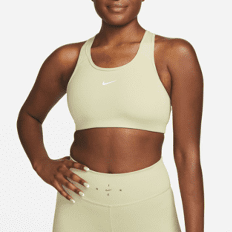 Спортивное нижнее бельё женское светло-оливковый Nike, оливковый — фото 4