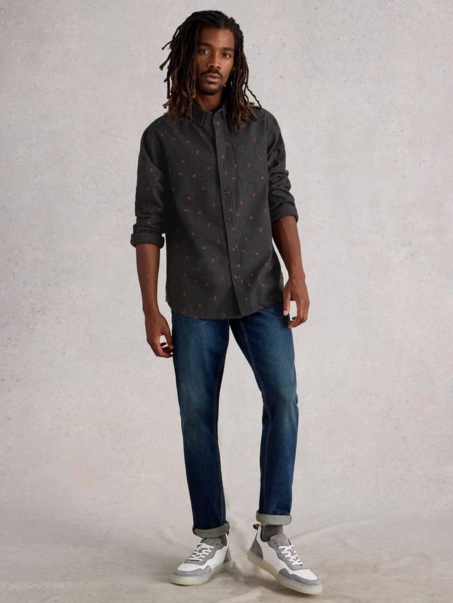 

Футболка Finsbury с длинными рукавами и цветочным принтом White Stuff