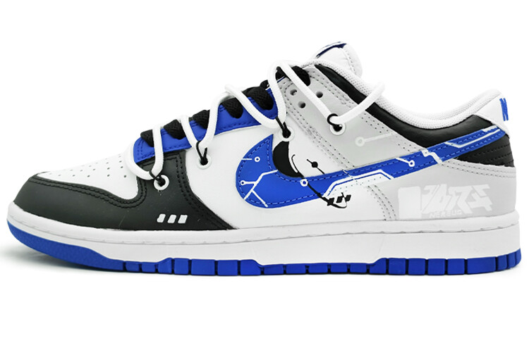 

Кроссовки Nike Dunk Skateboarding Shoes Unisex Low-top White/blue, синий