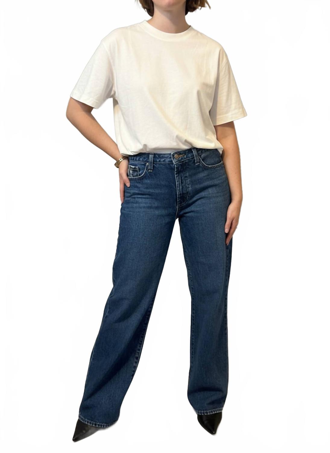 

JUST BLACK DENIM Прямые джинсы темно-синего цвета