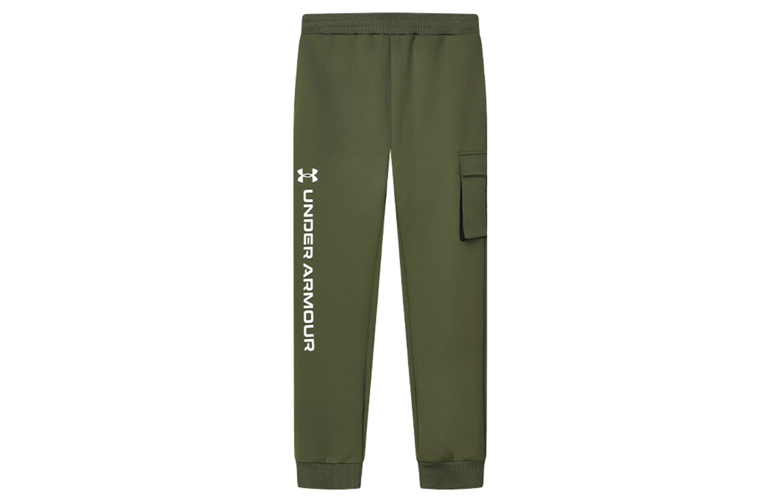 Вязаные спортивные штаны для подростков Under Armour, Арми Грин — фото 3