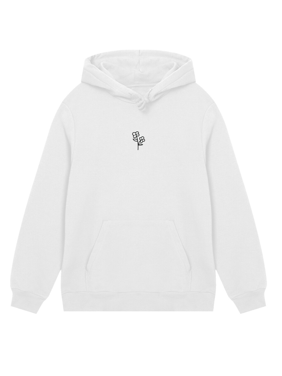 

Толстовка F4NT4STIC Handdrawn Flower Pink, от белого