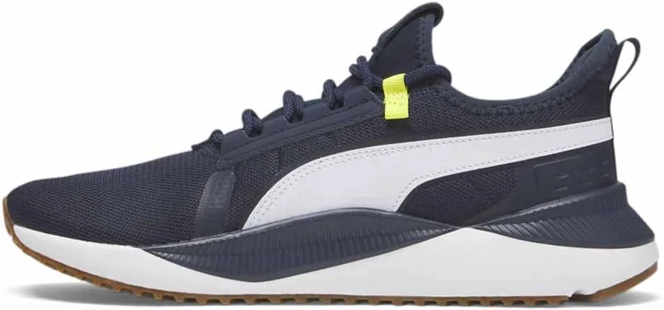 Мужские кроссовки PUMA Pacer Future Street Plus на шнуровке для повседневной носки - синие, синий — фото 4