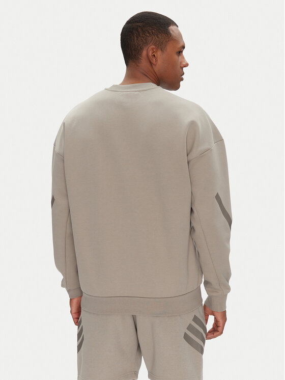 Свободный крой толстовка Z.N.E. JP0383 Adidas, бежевый — фото 3