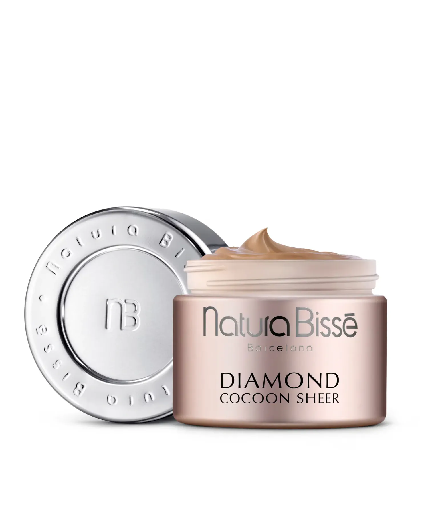 Укрепляющий увлажняющий крем с цветом Diamond Cocoon Sheer Cream SPF 30 PA++ 50 мл Natura Bissé — фото 2