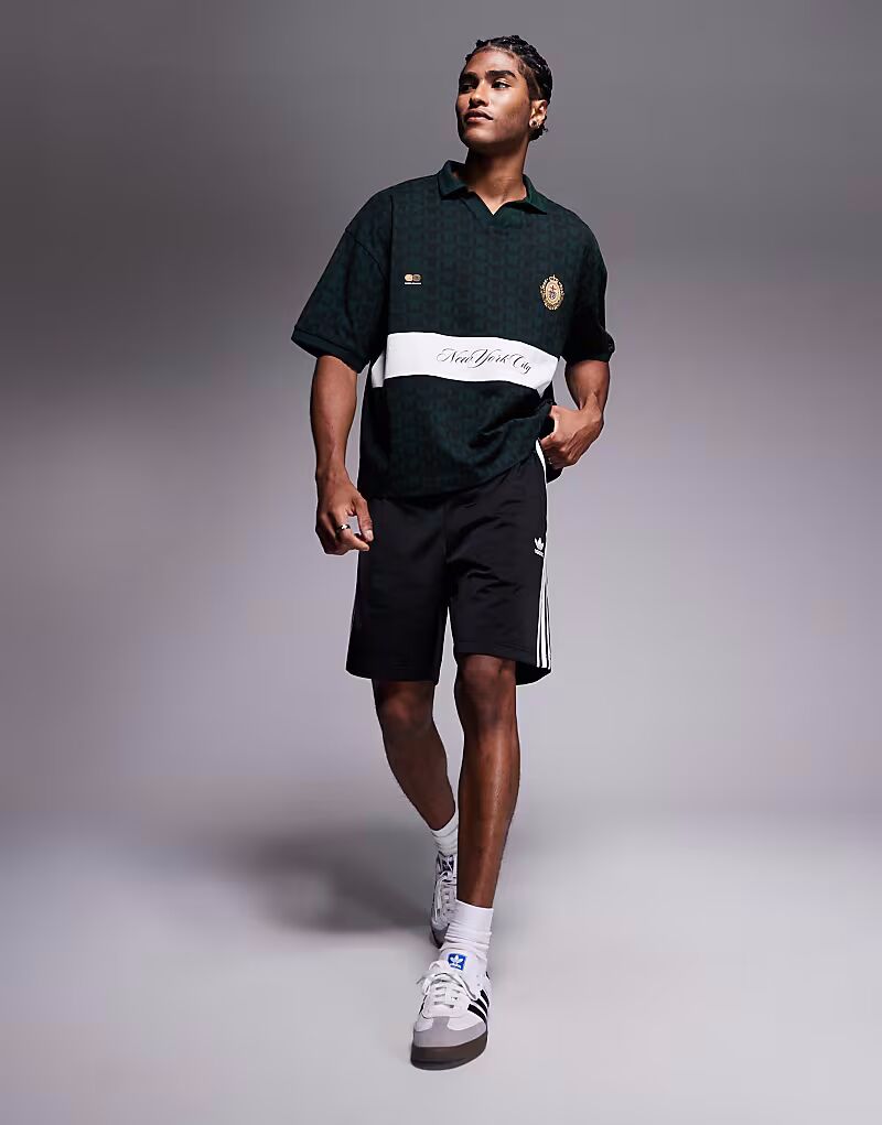 Шорты Adidas Originals Firebird черного цвета — фото 2