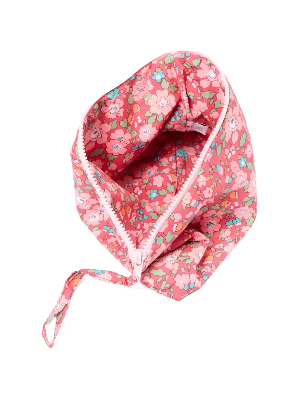 Косметичка с цветочным принтом Pesciolino Rosso Kids, розовый — фото 4