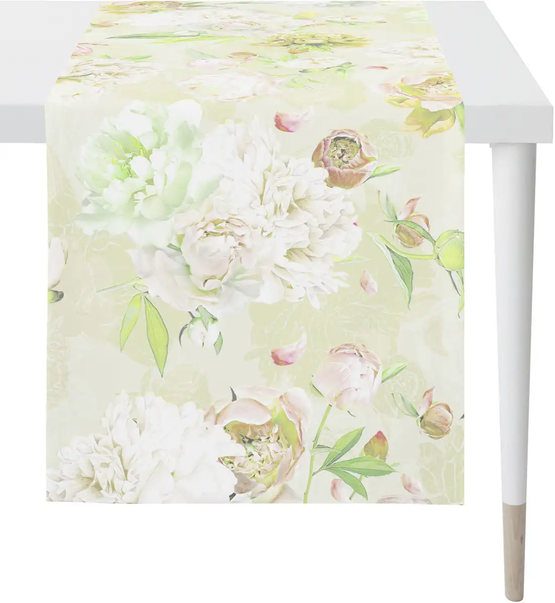

APELT дорожка для стола "6512 SPRINGTIME, весеннее украшение, весна ", (1 шт.), цифровая печать 48х140 см, желтый/зеленый/белый