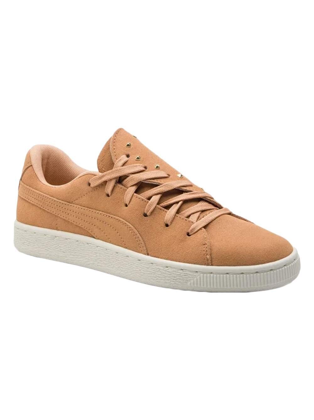 Туфли-Корзины с замшевыми заклепками Puma, коричневый