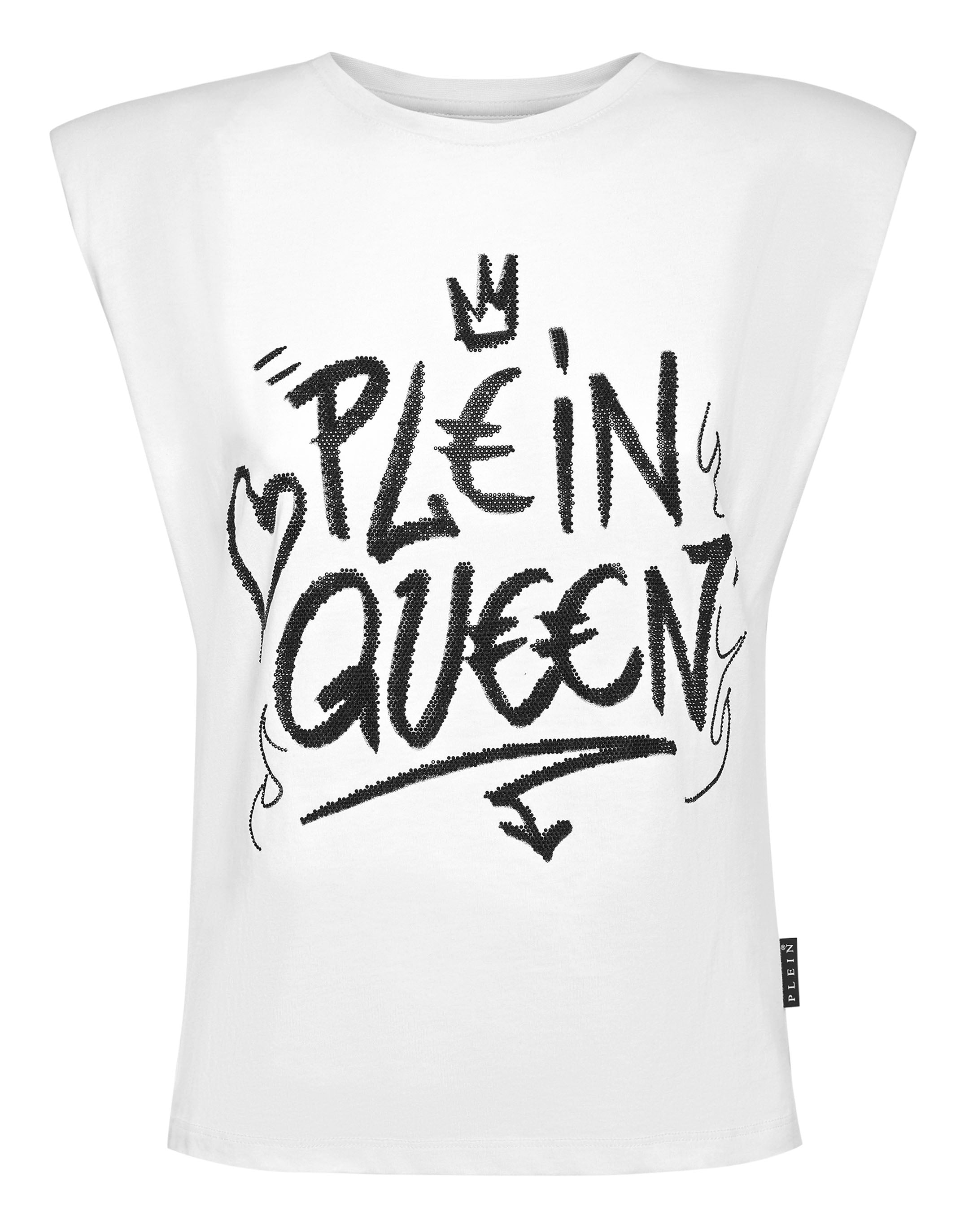 

Футболка без рукавов Sexy Pure со стразами PHILIPP PLEIN, белый