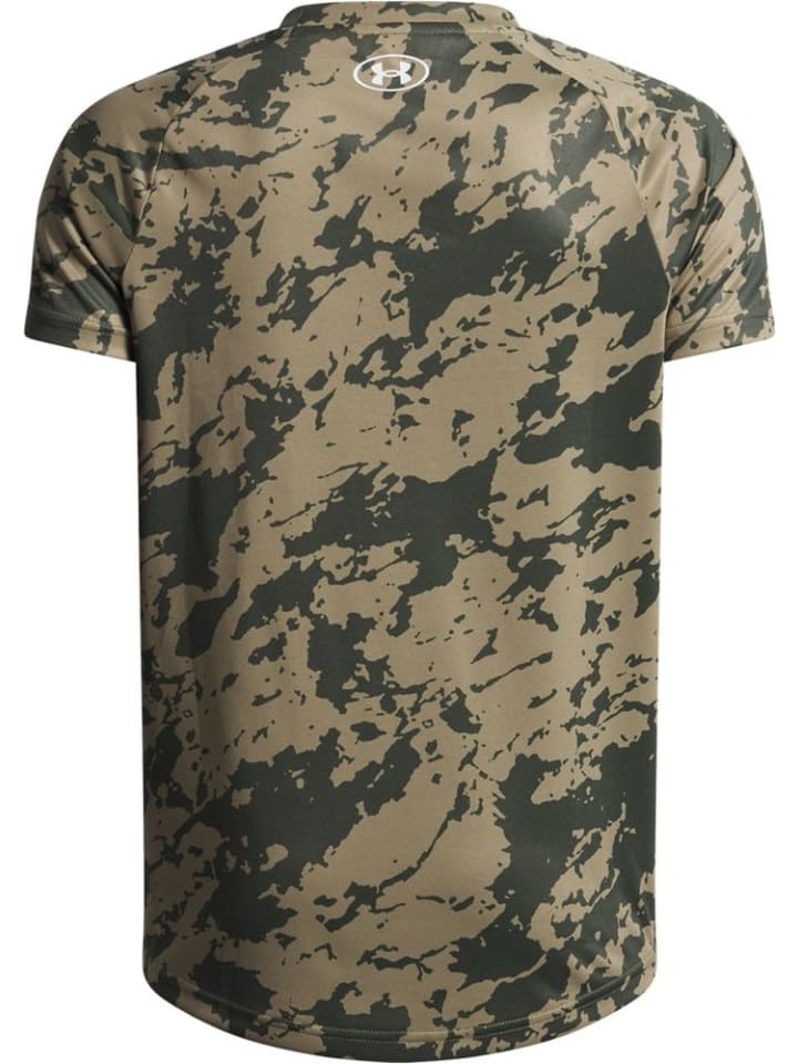 Спортивная футболка Tech 2.0 T-Shirt зеленого цвета Under Armour — фото 2