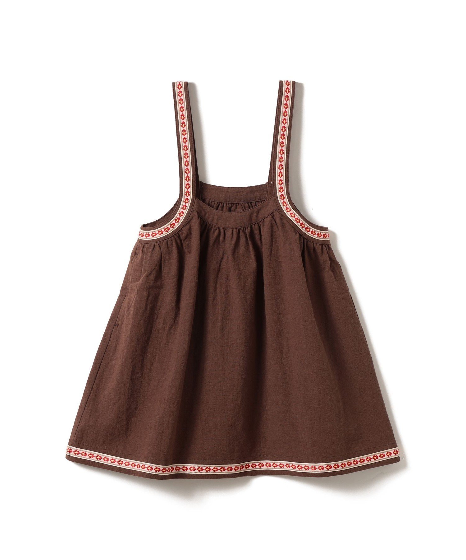 Тирольская юбка-свитер 2026SS (90~140 см) Kodomo Beams, BROWN