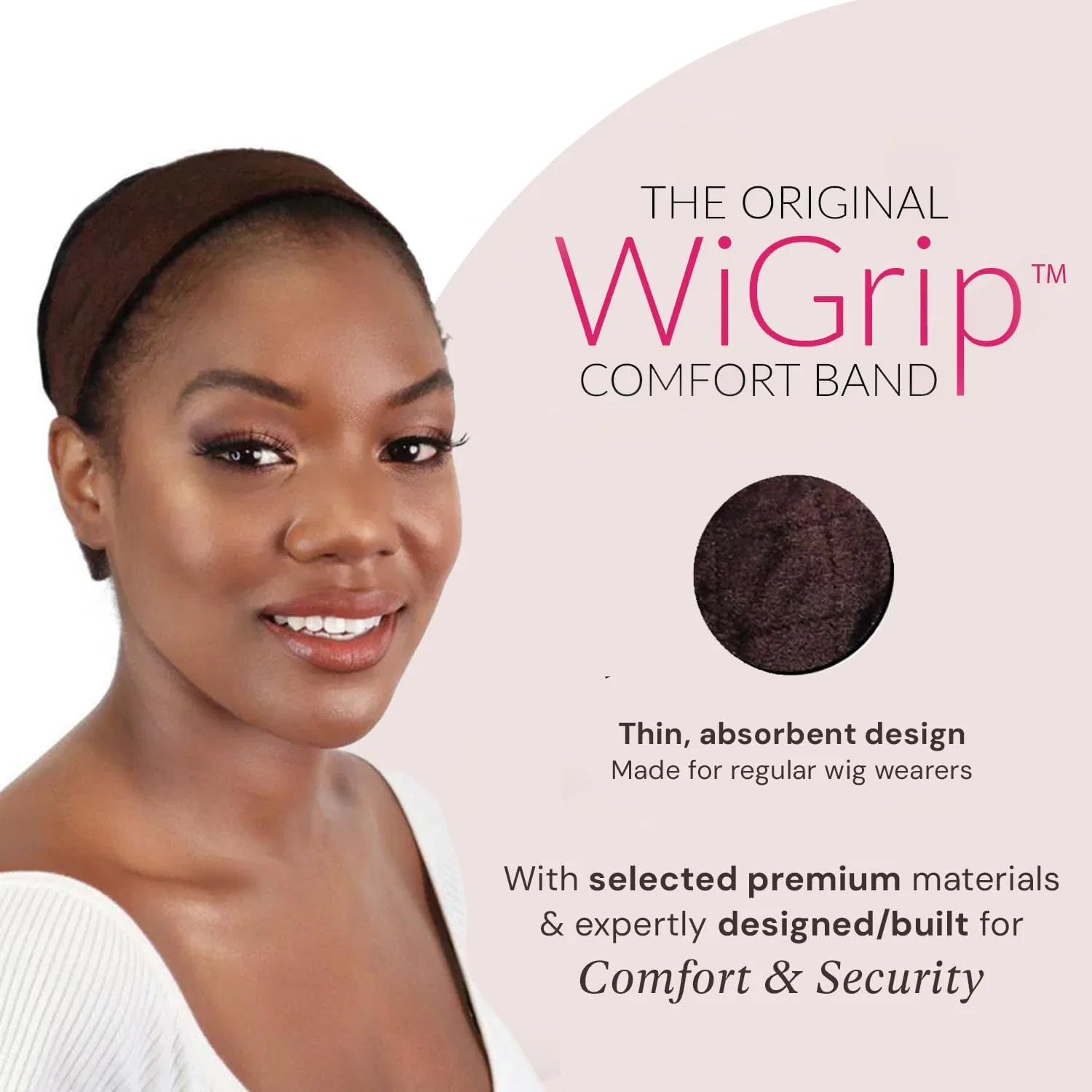 Фиксирующая лента для парика Milano Collection Wigrip Extra Hold, коричневая Milano Collection, 2-Brown — фото 2